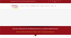 Desktop Screenshot of cathsol-externalisation.com