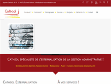 Tablet Screenshot of cathsol-externalisation.com